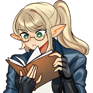 Стикер Реймонт и Ава @anime_stickerr - 0