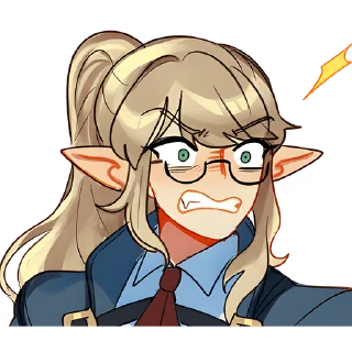 Стикер Реймонт и Ава @anime_stickerr - 5