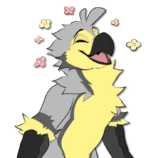 Sticker Polo the Fluffy Birb - 6