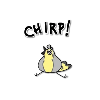 Sticker Polo the Fluffy Birb - 4