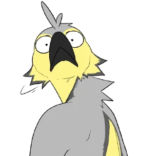 Sticker Polo the Fluffy Birb - 3