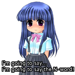 Стикер Rena is not okay - 1