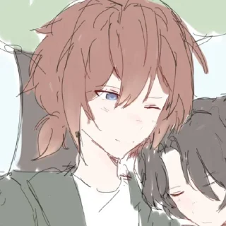 Стикер ➜ Ⲣэⲏⲣυⳡυ 🥐🐾 @chrysofire ﹟ - 6