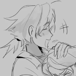 Стикер ➜ Ⲣэⲏⲣυⳡυ 🥐🐾 @chrysofire ﹟ - 2