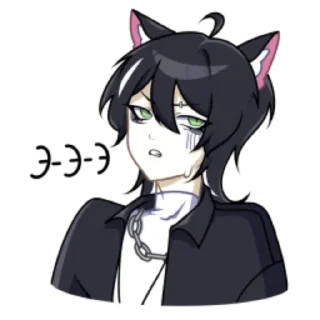 Sticker Рен by @stikeru7777 - 5