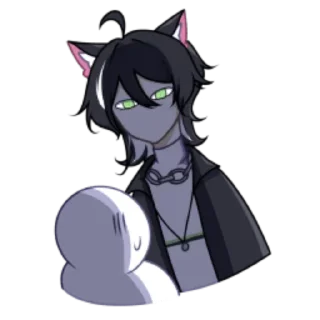 Sticker Рен by @stikeru7777 - 10