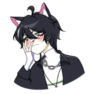 Sticker Рен by @stikeru7777 - 3