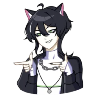 Sticker Рен by @stikeru7777 - 6