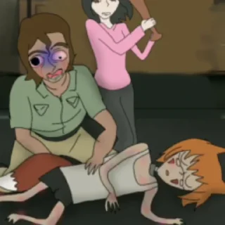 Стикер УААААААА..А..ЕБЕМ ВМЕСТЕ РЕНА)0))) - 11