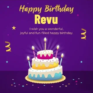 Стикер Happy birthday Revu - 2