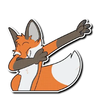 Sticker Rex the Fox - 3