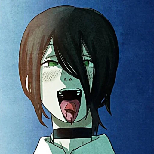 anime illustration human face