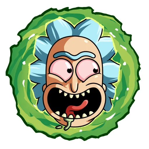 Sticker Rick and Morty 420 - 3