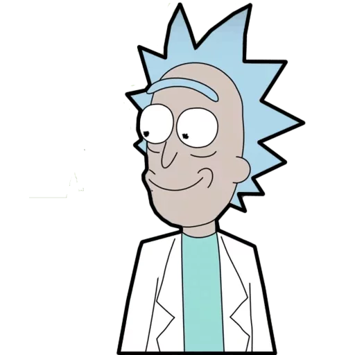 Sticker Рик и Морти @r1ckandm0rty - 1