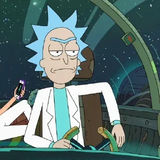 Sticker Rick And Morty @stickersb2b - 4