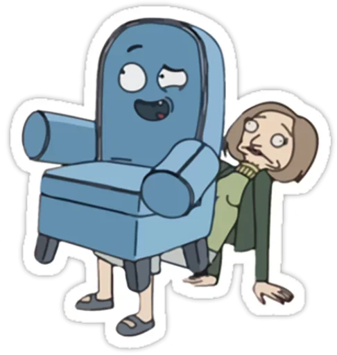 Sticker RickandMortySPACK - 1