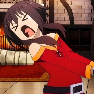 Стикер Коносуба @anime_stickerr - 6