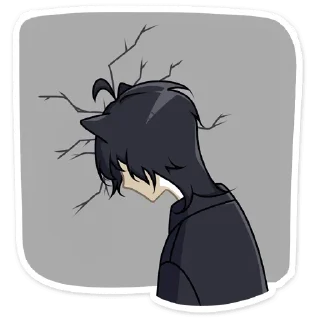 Стикер Рен @vkspoilertg - 3