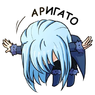 Стикер Rimuru Tempest by @biblethe - 11