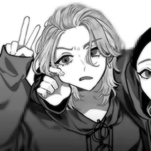 эскиз иллюстрация аниме