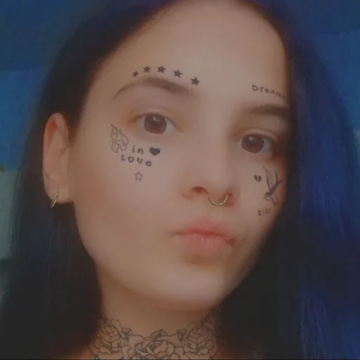 human face portrait lip