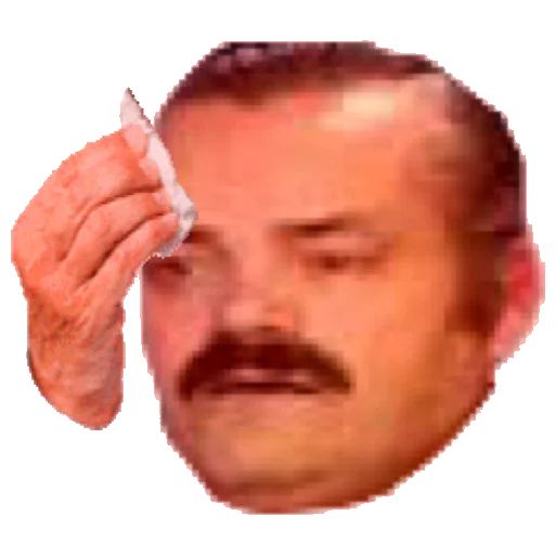 man forehead human face