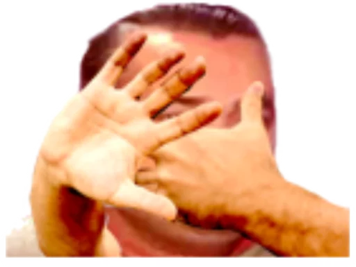 Человек палец большой палец