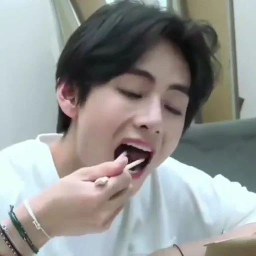 person human face black hair