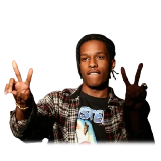 Sticker ASAP Rocky @DXXMSHXXPDEBIL - 4
