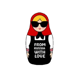 Стикер Россия - 6