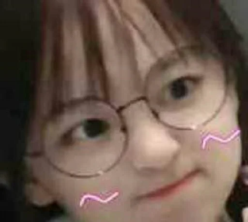 улыбаться человеческое лицо очки