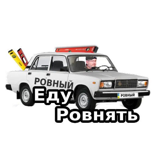 Стикер Ровный Саня - 9