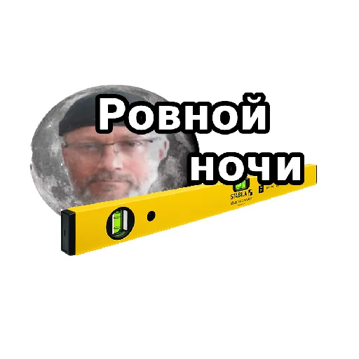 Стикер Ровный Саня - 2