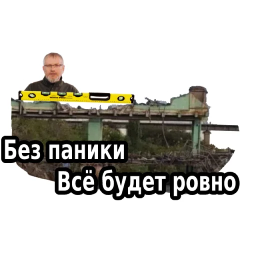 Стикер Ровный Саня - 1