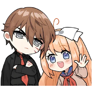 Стикер Рой и Савайи @Nyasticks - 0