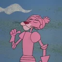 Sticker Розовая Пантера - 1