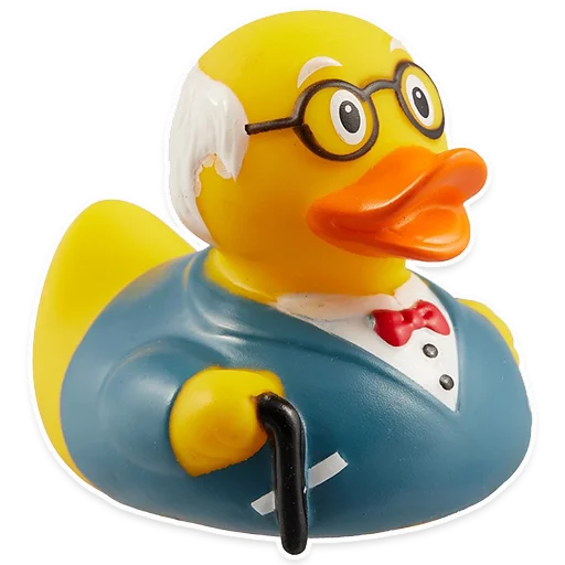 Стикер Резиновая уточка вместо слов - 11