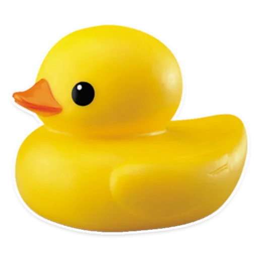 Стикер Резиновая уточка вместо слов - 5