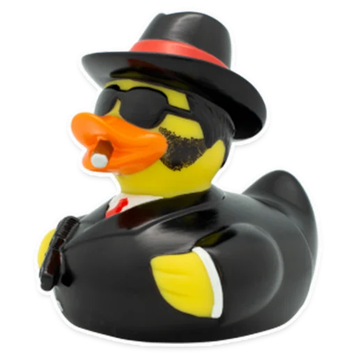 Стикер Резиновая уточка вместо слов - 1