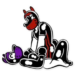 Sticker Rubber TheNibbles - Purple Edition - 1