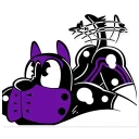 Sticker Rubber TheNibbles - Purple Edition - 8