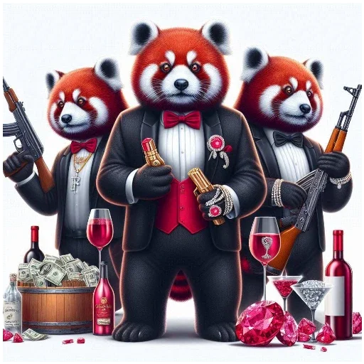 Sticker RubinovayaPanda - 1