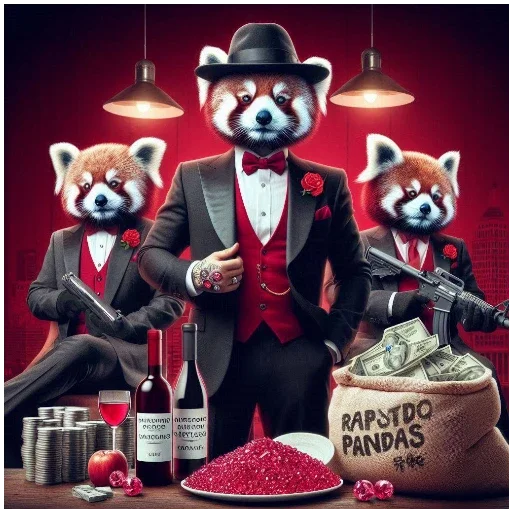 Sticker RubinovayaPanda - 1