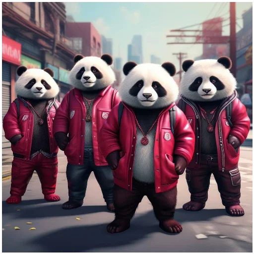 Sticker RubinovayaPanda - 1