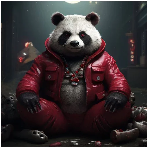 Sticker RubinovayaPanda - 1