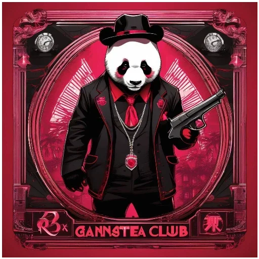 Sticker RubinovayaPanda - 1