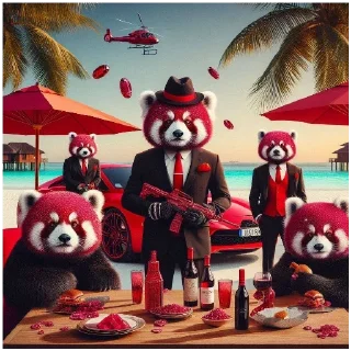 Sticker Рубиновая Панда - 4