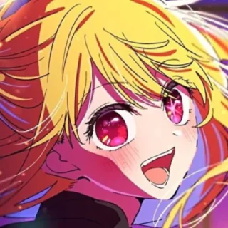 Стикер Rᴜʙʏ Hᴏsʜɪɴᴏ💋 @OshiNoKo_wc - 3