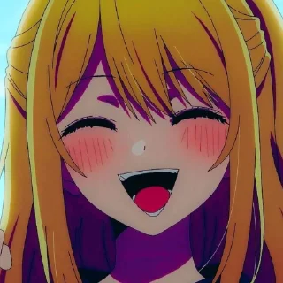 Стикер Rᴜʙʏ Hᴏsʜɪɴᴏ💋 @OshiNoKo_wc - 1