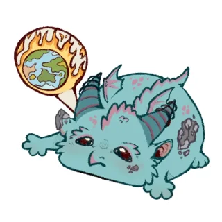 Sticker Рубиновый лес/Kristinami_a - 2